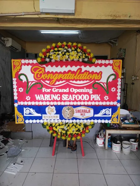 Papan Bunga Ucapan Selamat Gadingrejo