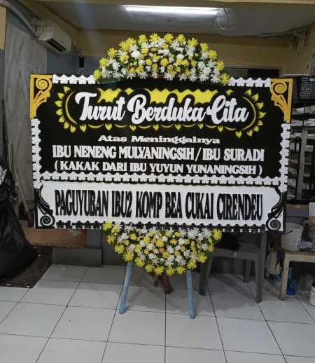 Papan Bunga Duka Gadingrejo